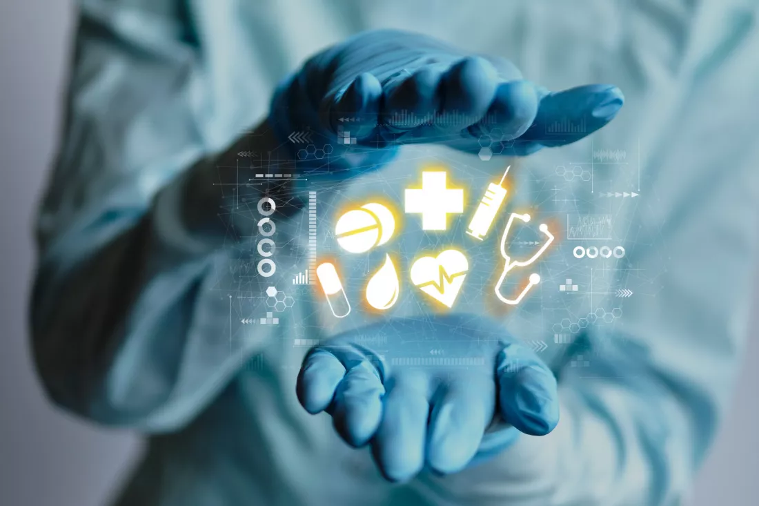 healthcare-concept-icons-abstract-doctor-hands-medical-gloves